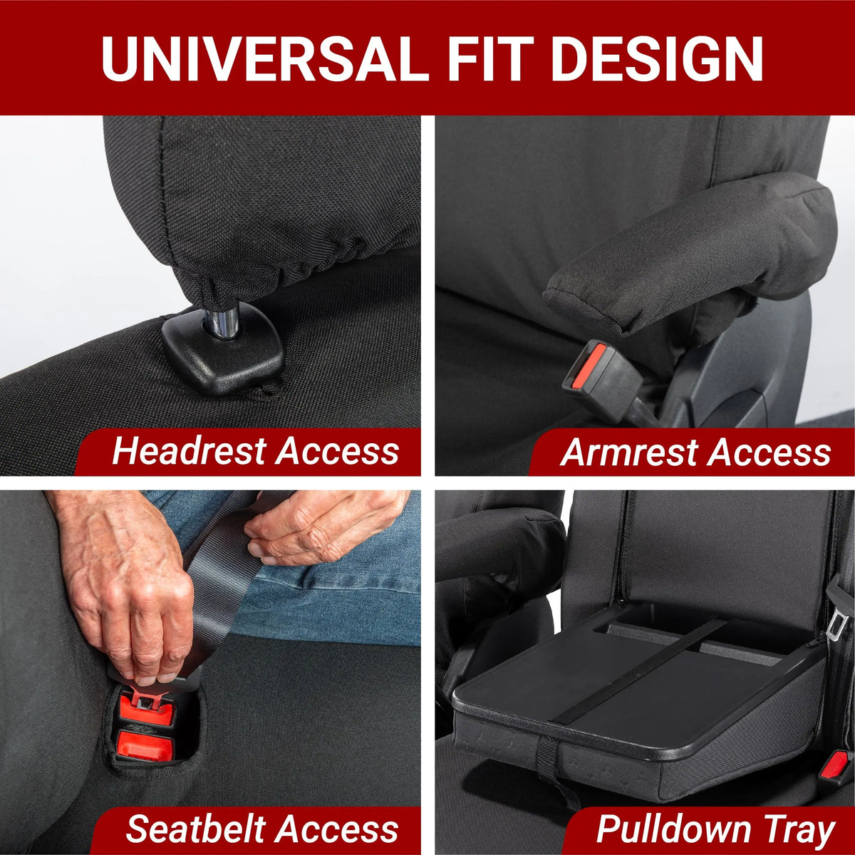 Ford Transit Van Seat Covers (Inc E-Transit) Cotton-Backed PU UK Custom Covers