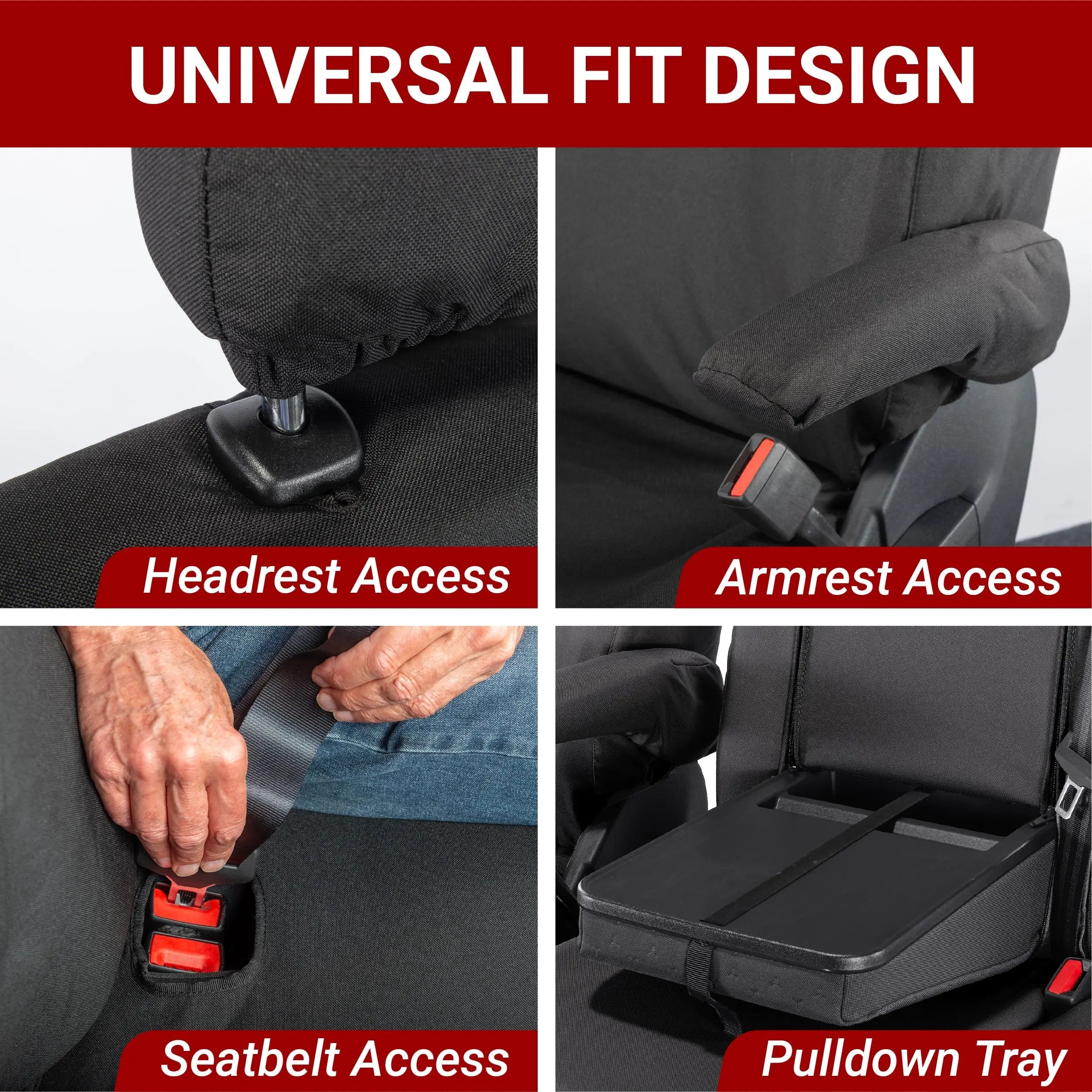Ford Transit Van Seat Covers (Inc E-Transit) Cotton-Backed PU UK Custom Covers