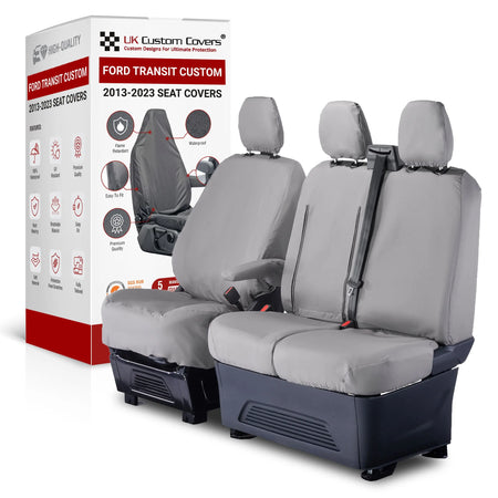 Ford Transit Custom Seat Covers Cotton-Backed PU UK Custom Covers