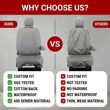 Citroen Berlingo Seat Covers Cotton-Backed PU 2008+ UK Custom Covers