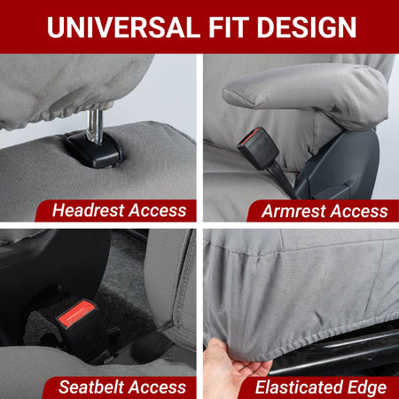 Citroen Dispatch Seat Covers Cotton-Backed PU 2007+ UK Custom Covers