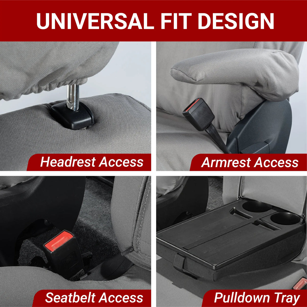 Ford Transit Custom Seat Covers Cotton-Backed PU UK Custom Covers
