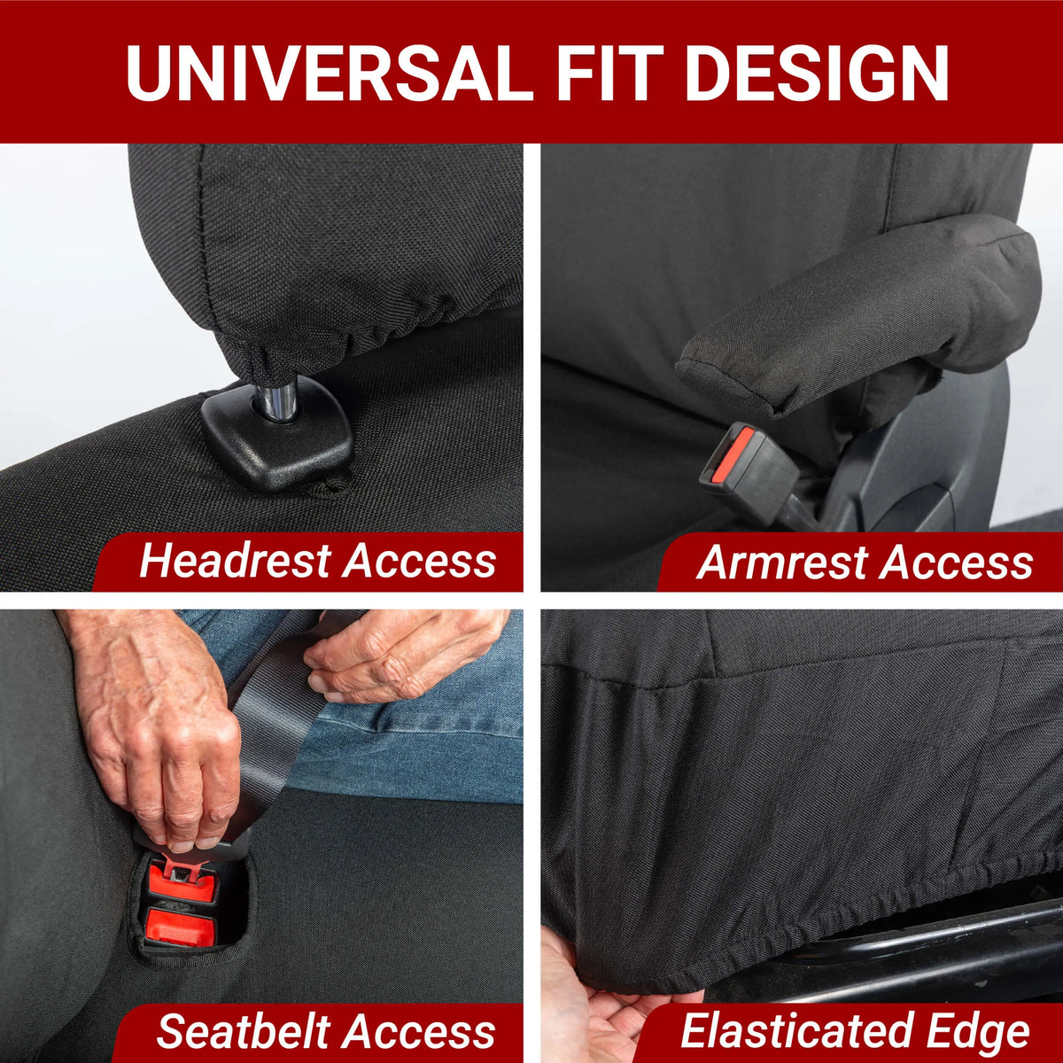 Ford Transit Custom Seat Covers Cotton-Backed PU UK Custom Covers