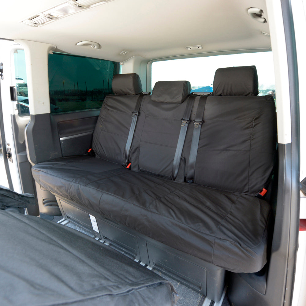 VW T6 / T6.1 Caravelle Tailored PU Seat Covers (2015 Onwards) - UK Custom Covers