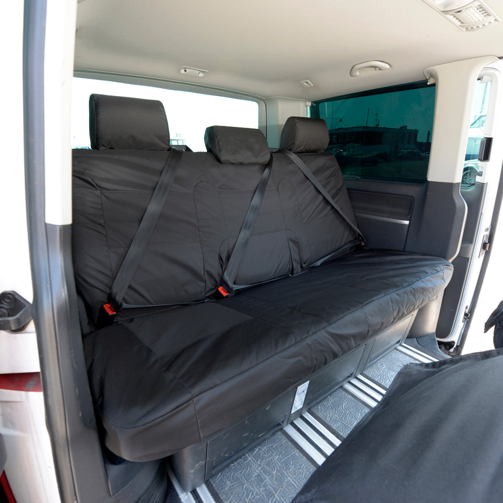 VW T6 / T6.1 Caravelle Tailored PU Seat Covers (2015 Onwards) - UK Custom Covers