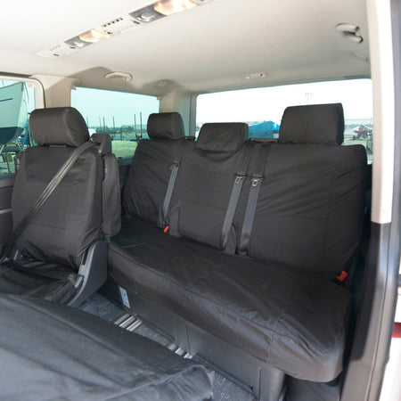 VW T6 / T6.1 Caravelle Tailored PU Seat Covers (2015 Onwards) - UK Custom Covers