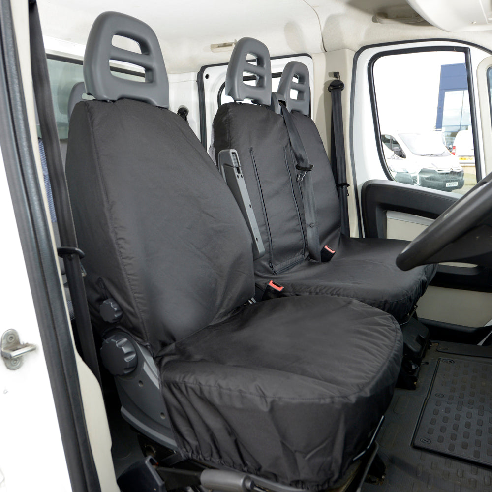 Peugeot Boxer Tailored PU Seat Covers - UK Custom Covers