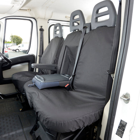 Peugeot Boxer Tailored PU Seat Covers - UK Custom Covers