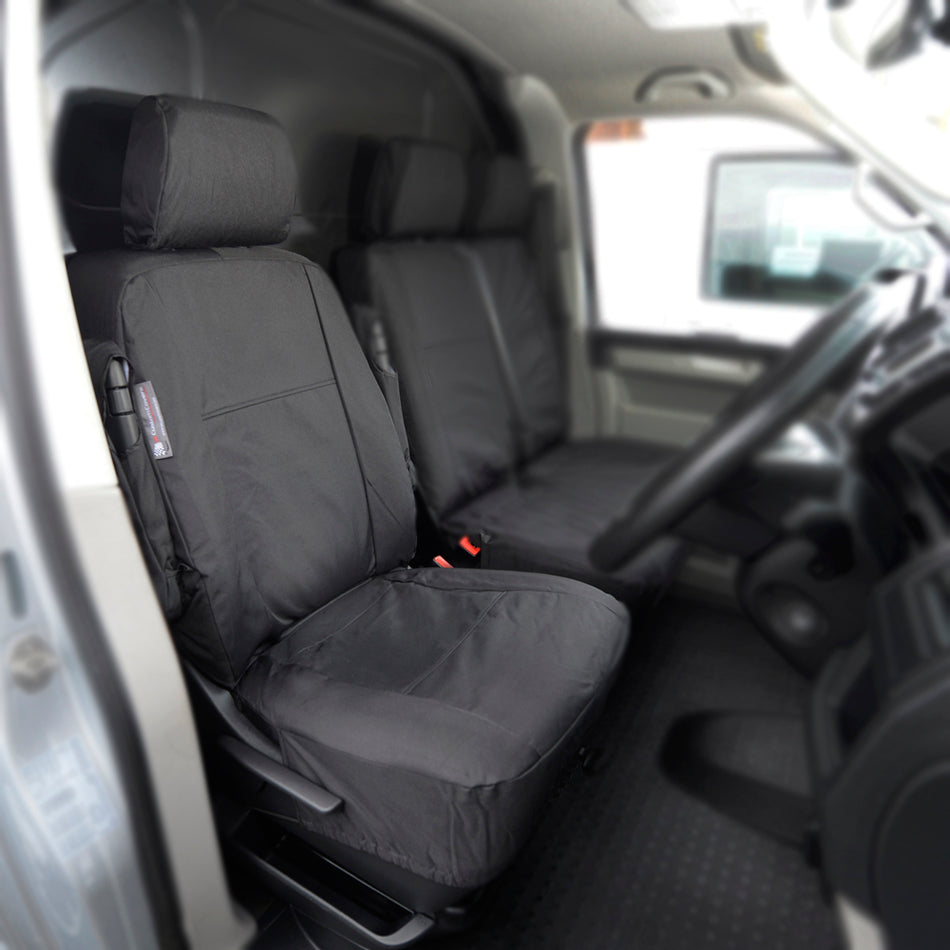 VW T6 / T6.1 Transporter Tailored PU Seat Covers (2015 Onwards)