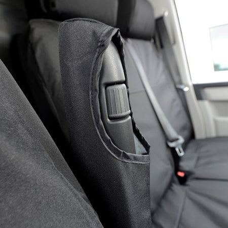 VW T6 / T6.1 Transporter Tailored PU Seat Covers (2015 Onwards) - UK Custom Covers