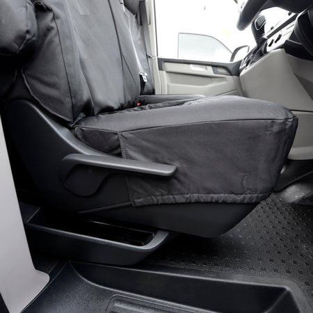 VW T6 / T6.1 Transporter Tailored PU Seat Covers (2015 Onwards) - UK Custom Covers