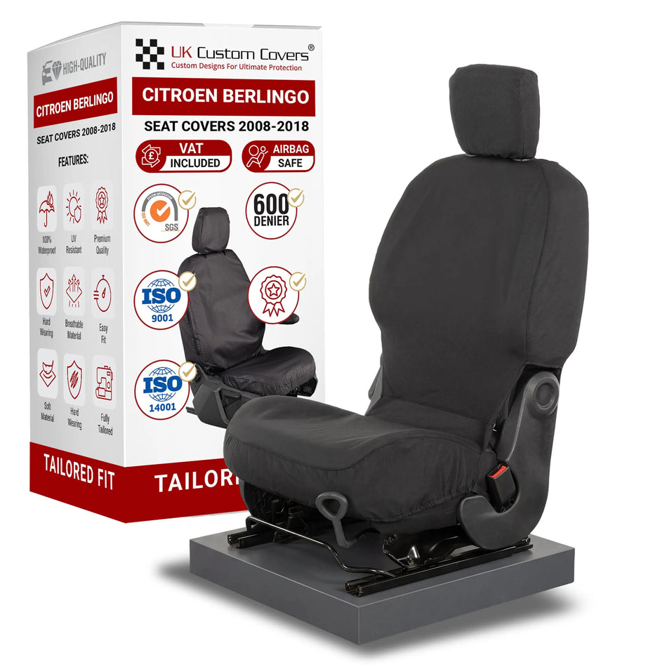 Citroen Berlingo Seat Covers Cotton-Backed PU 2008+