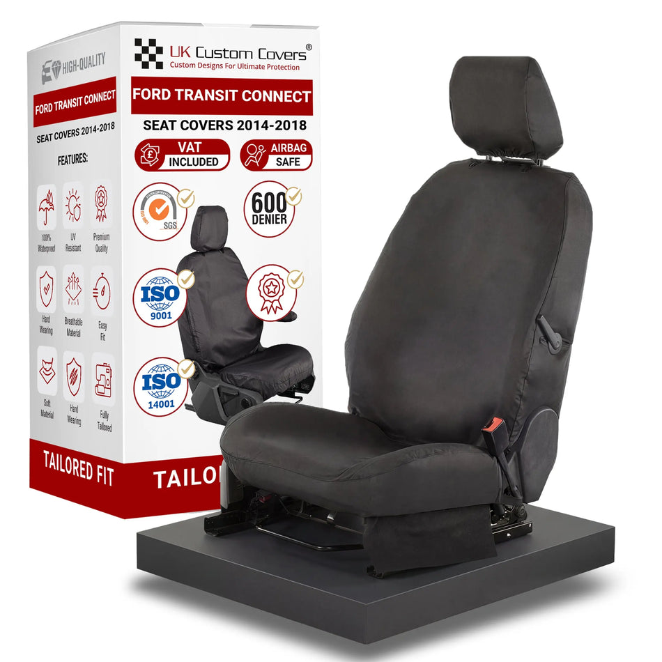 Ford Transit Connect Seat Covers Cotton-Backed PU 2014+