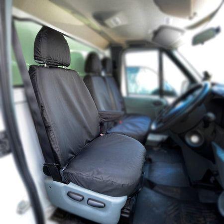 Ford Transit Van (Inc E-Transit) Tailored PU Seat Covers - UK Custom Covers