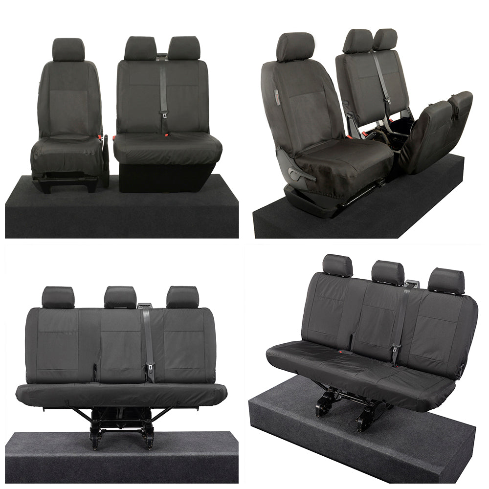 VW T6 / T6.1 Kombi Tailored PU Seat Covers (2015 Onwards) - UK Custom Covers