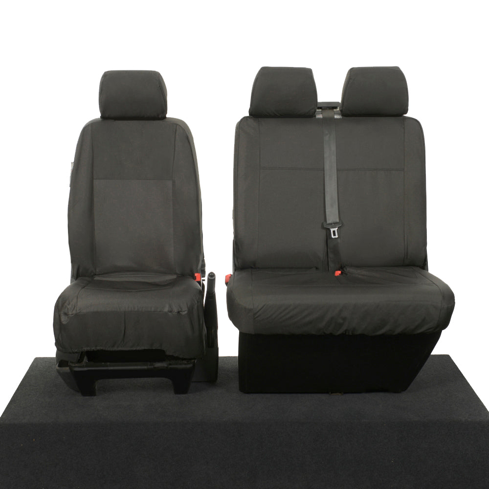 VW T6 / T6.1 Transporter Tailored PU Seat Covers (2015 Onwards) - UK Custom Covers