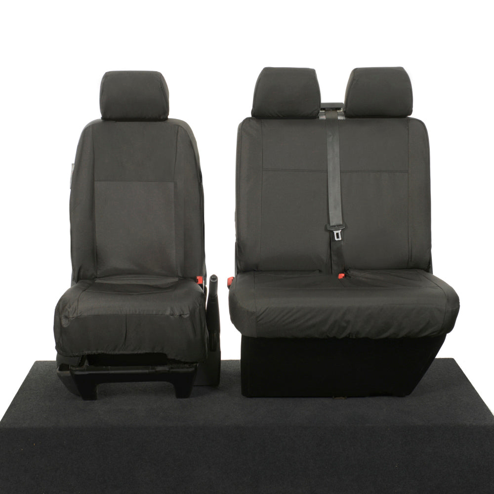 VW T6 / T6.1 Transporter Tailored PU Seat Covers (2015 Onwards) - UK Custom Covers