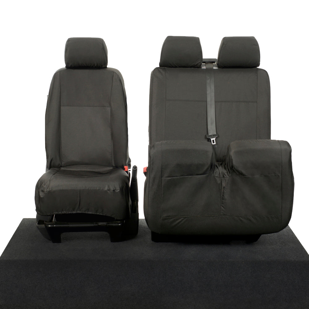 VW T6 / T6.1 Kombi Tailored PU Seat Covers (2015 Onwards) - UK Custom Covers