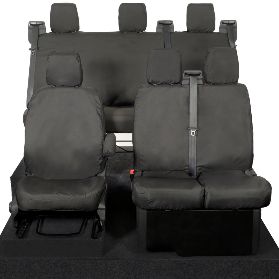 Ford Transit Custom Seat Covers - NO Pull Down Tray (2013-2023)