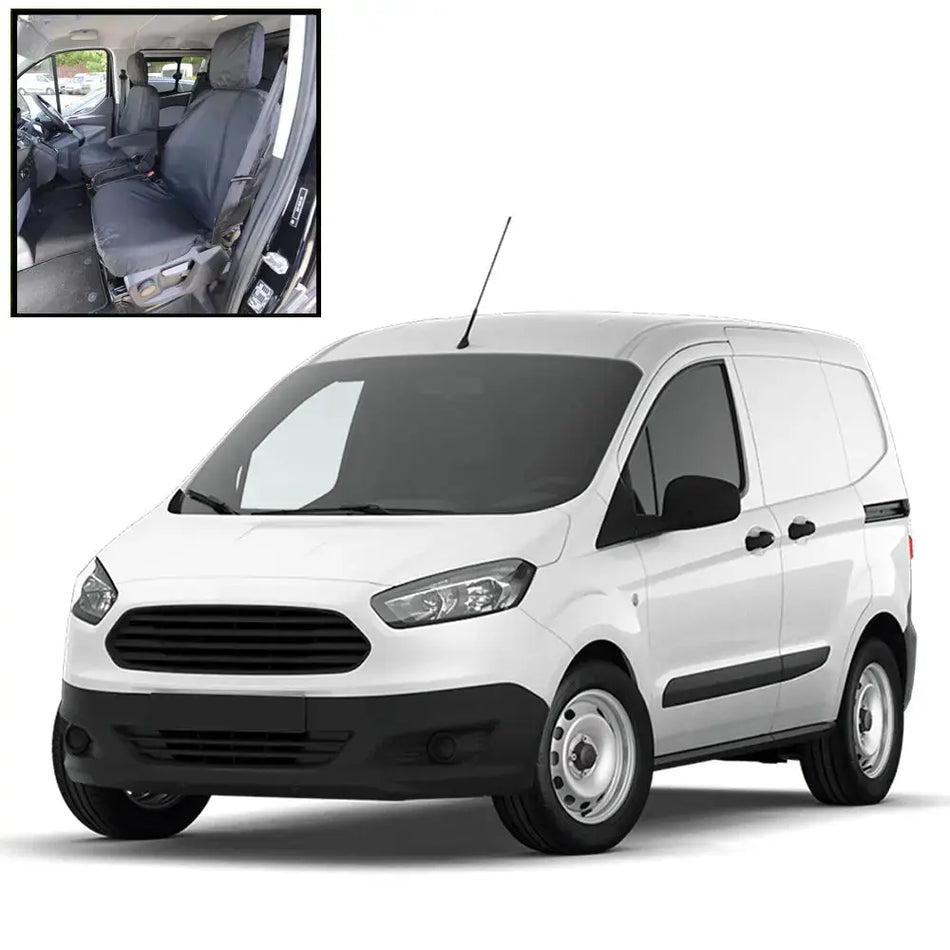 Ford Transit Courier Tailored PU Front Seat Covers (2014 Onwards) - UK Custom Covers