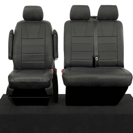 VW T6 / T6.1 Shuttle Tailored Leatherette Seat Covers (2015 Onwards) - UK Custom Covers