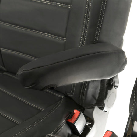 VW T6 / T6.1 Transporter Tailored Leatherette Seat Covers (2015 Onwards) - UK Custom Covers