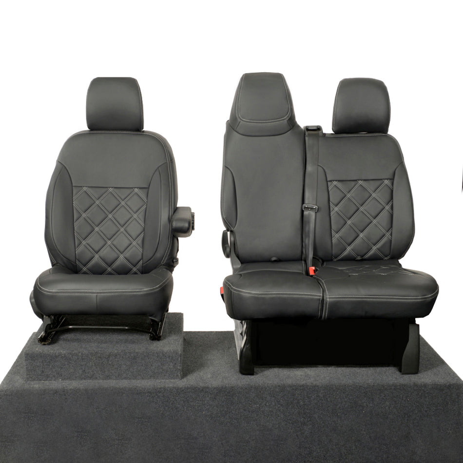 Fits Nissan NV300 Leatherette Front Seat Covers (2016-2022)