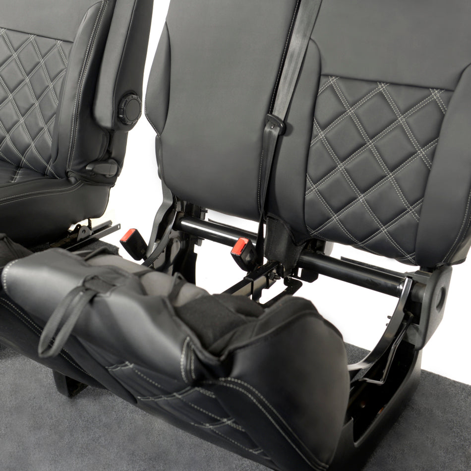 Vauxhall Vivaro Sportive Leatherette Front Seat Covers (2014-2019)