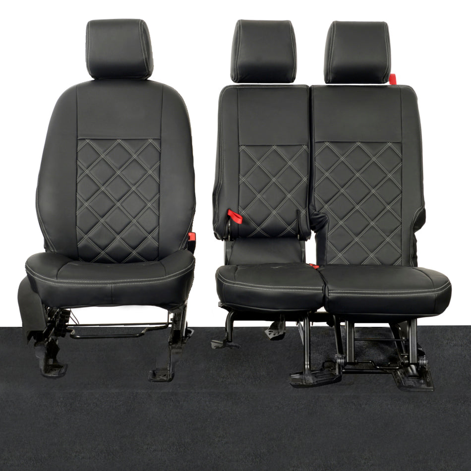 Ford Transit Connect Leatherette Front Seat Covers