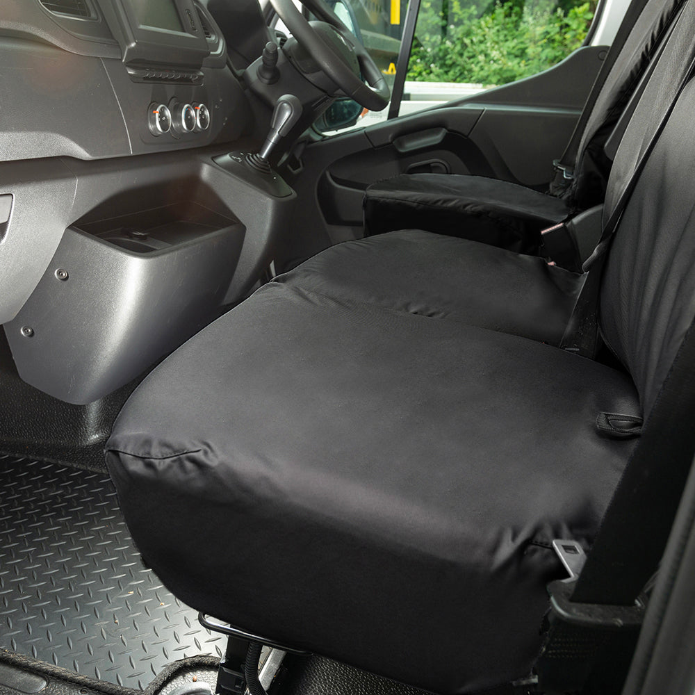 Fits Nissan Interstar Tailored PU Seat Covers (2021 Onwards) - UK Custom Covers