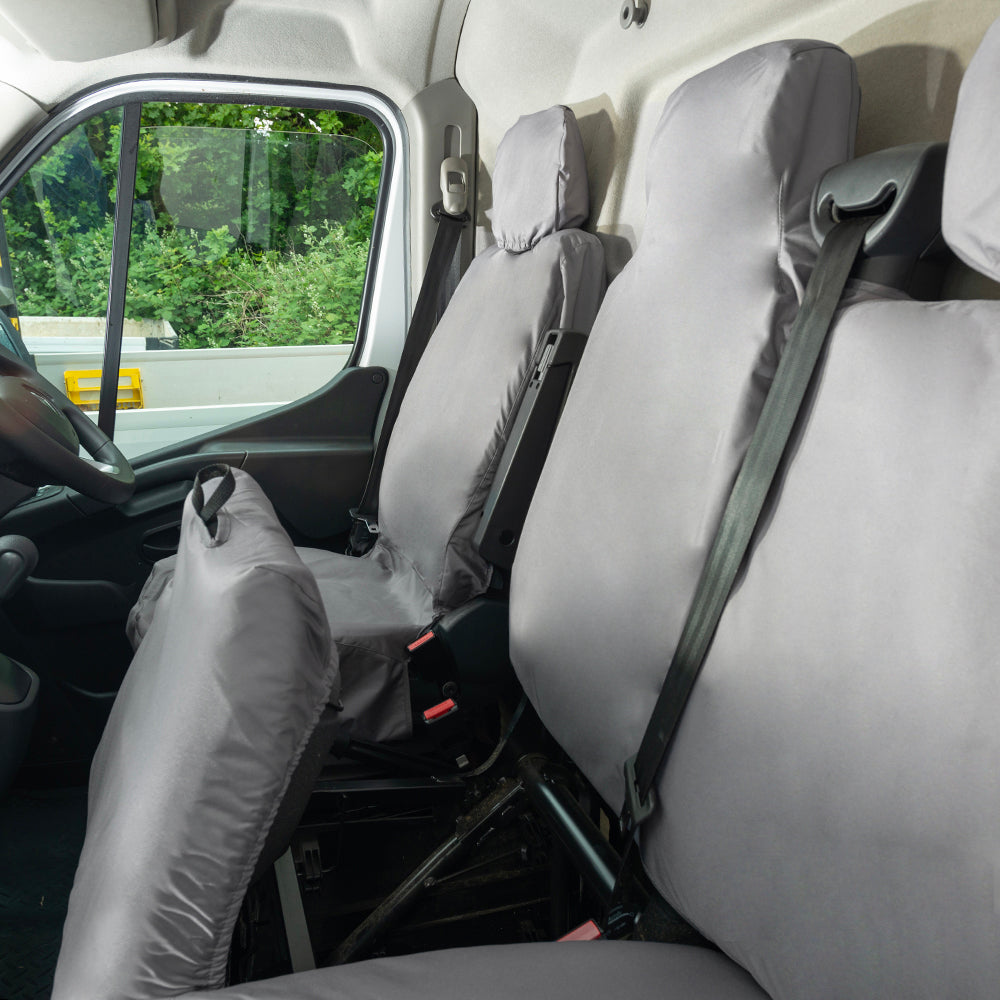 Fits Nissan Interstar Tailored PU Seat Covers (2021 Onwards) - UK Custom Covers