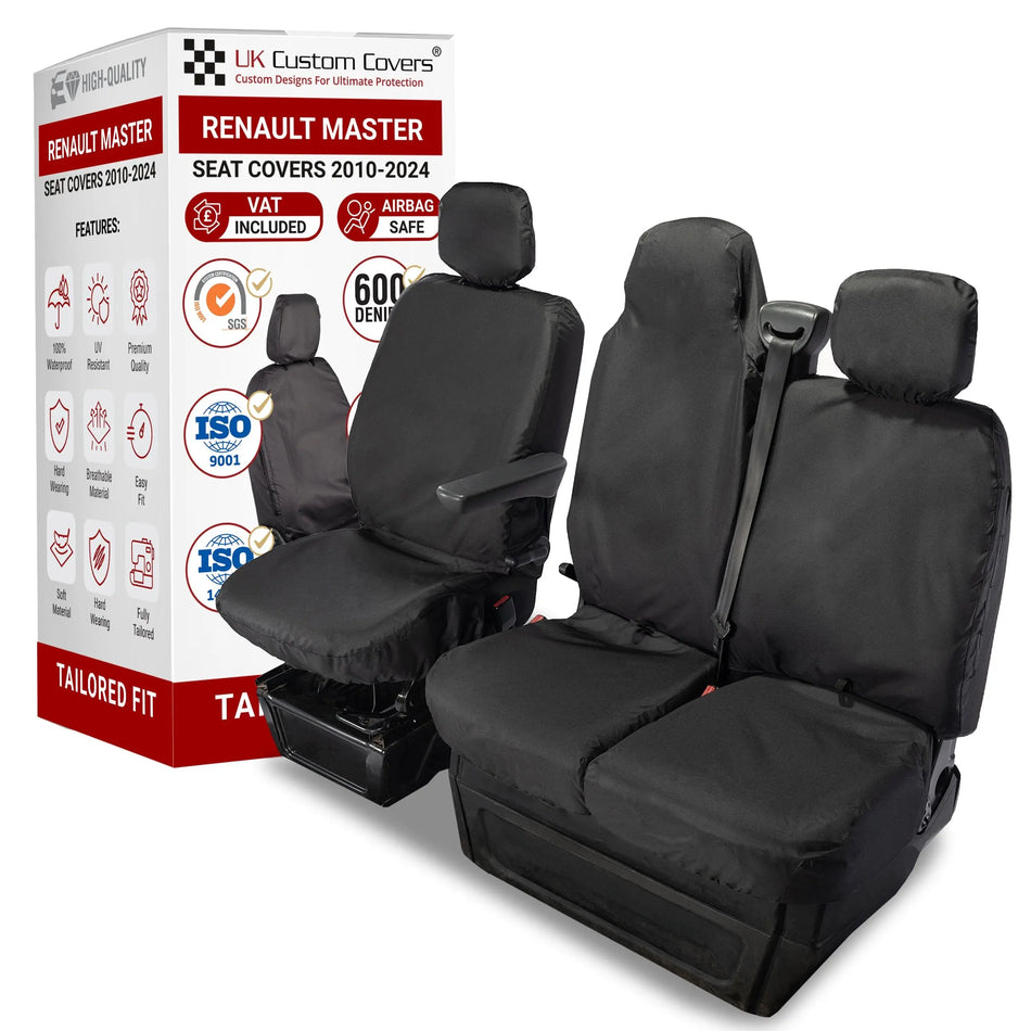 Vauxhall Movano Seat Covers Cotton-Backed PU 2010+