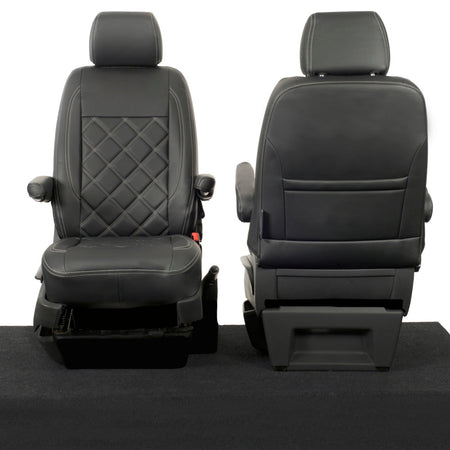 VW T6 / T6.1 Shuttle Tailored Leatherette Seat Covers (2015 Onwards) - UK Custom Covers