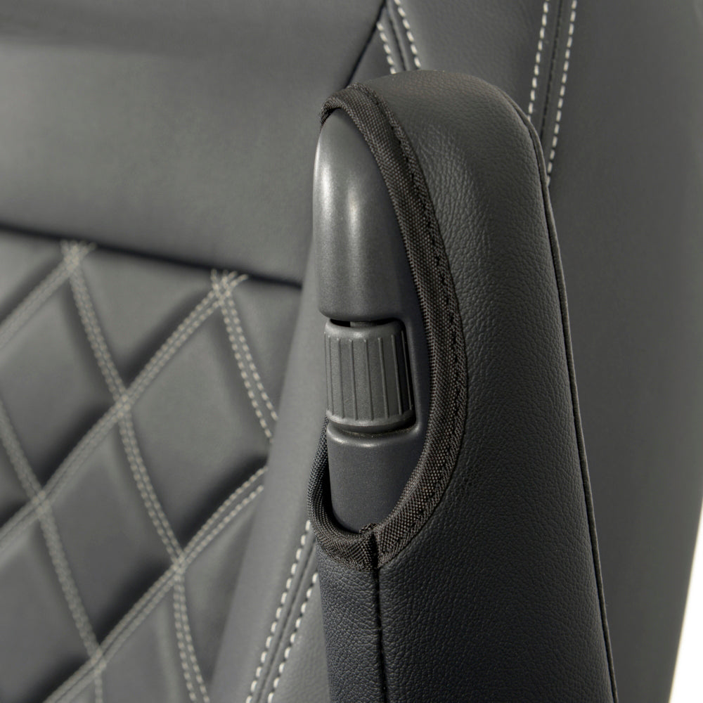 VW T6 / T6.1 Kombi Tailored Leatherette Seat Covers (2015 Onwards) - UK Custom Covers