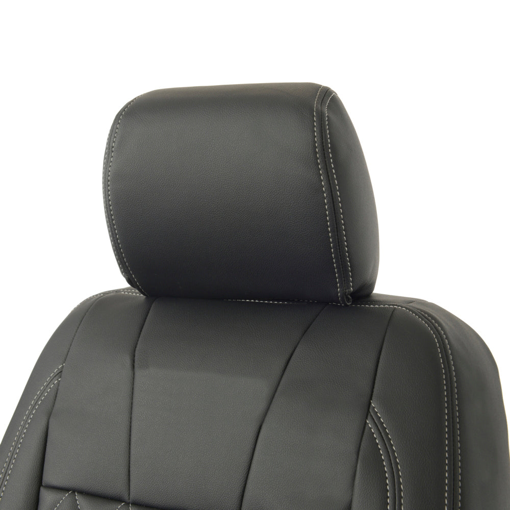 VW T6 / T6.1 Transporter Tailored Leatherette Seat Covers (2015 Onwards) - UK Custom Covers