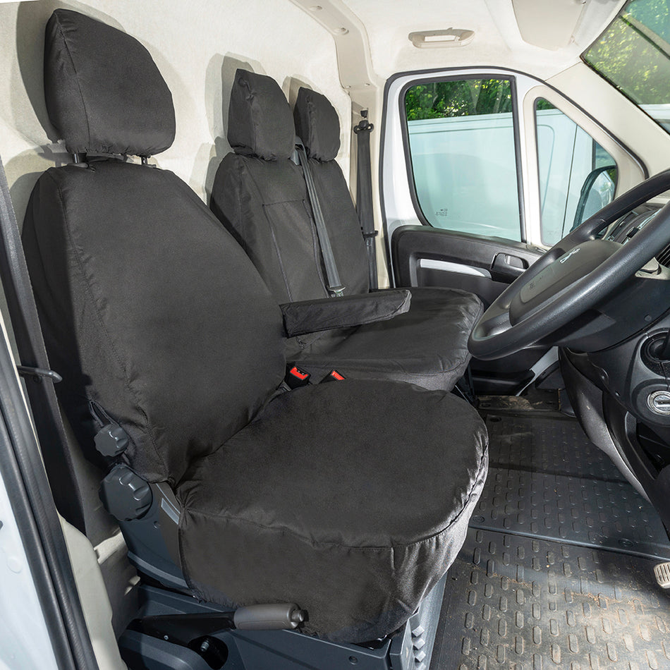 Citroen Relay Front Seat Covers (2022 Onwards) Black