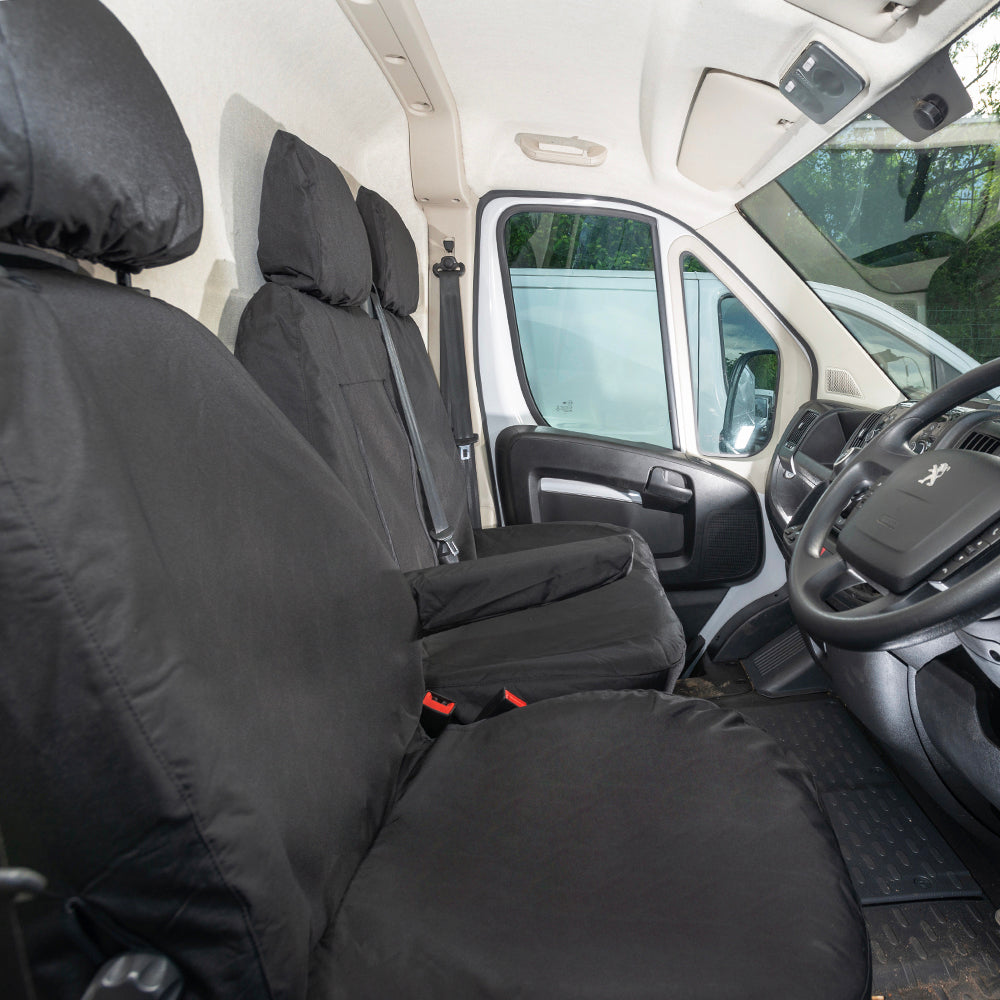 Peugeot Boxer Tailored PU Seat Covers - UK Custom Covers