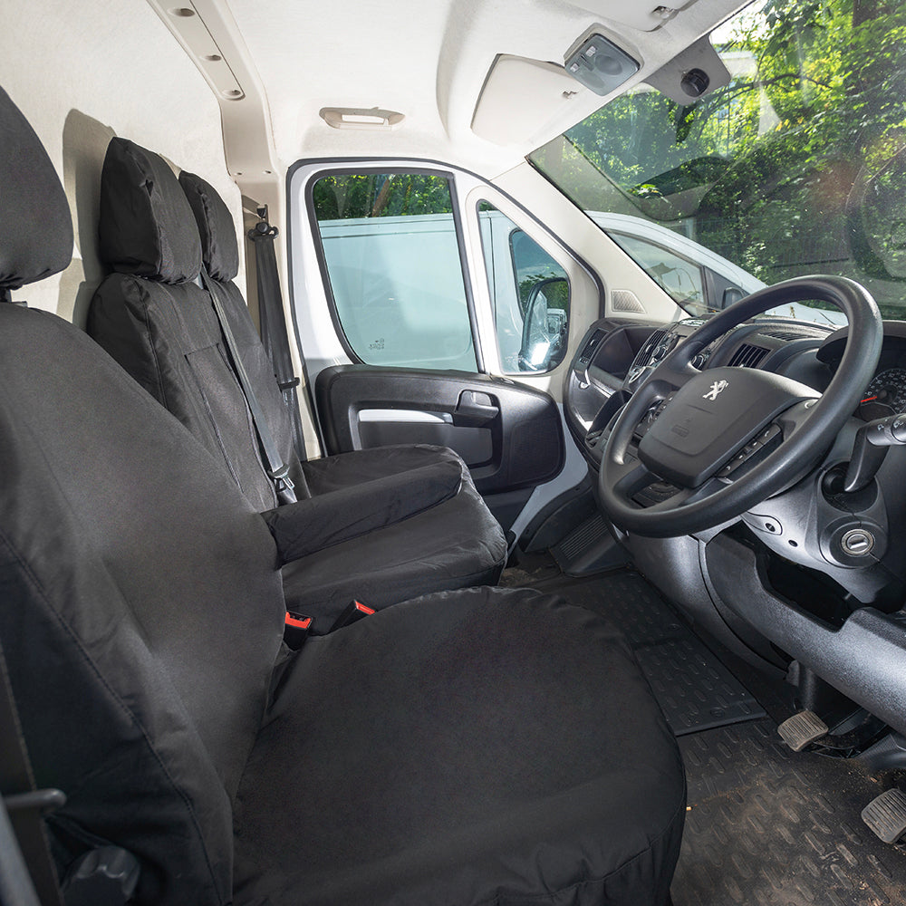 Peugeot Boxer Tailored PU Seat Covers - UK Custom Covers