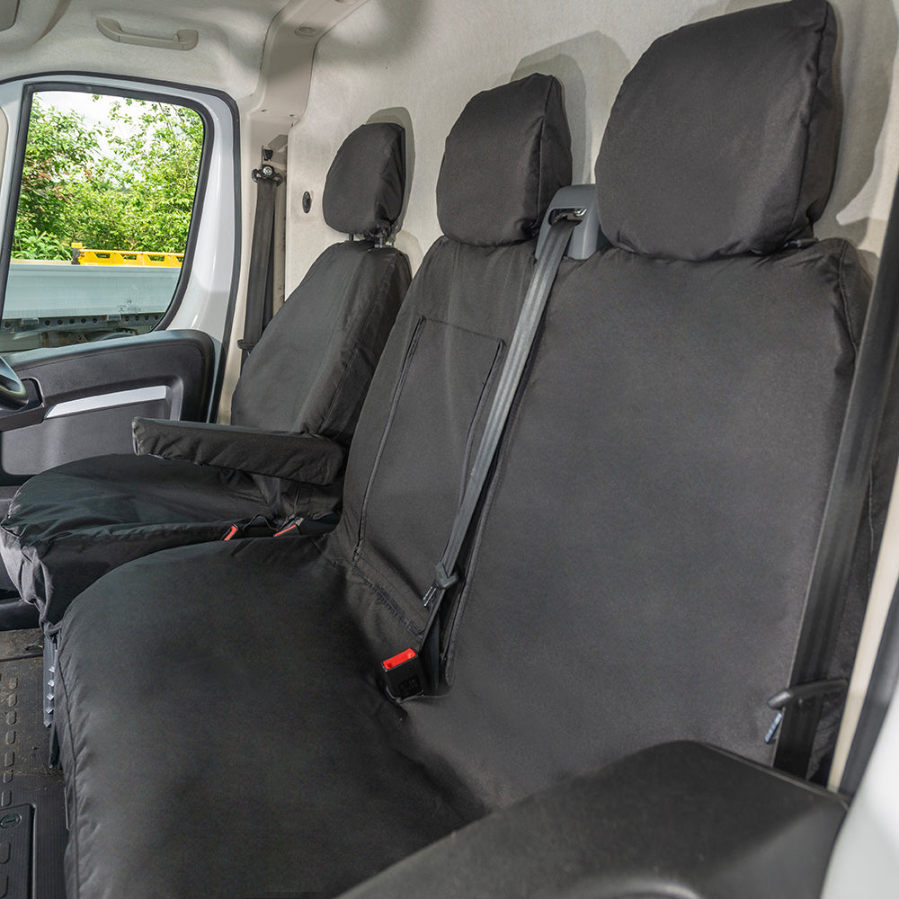 Peugeot Boxer Tailored PU Seat Covers - UK Custom Covers