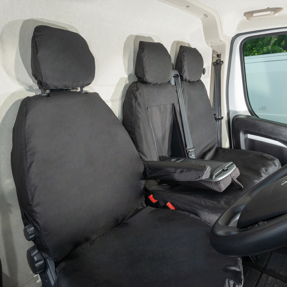 Peugeot Boxer Tailored PU Seat Covers - UK Custom Covers