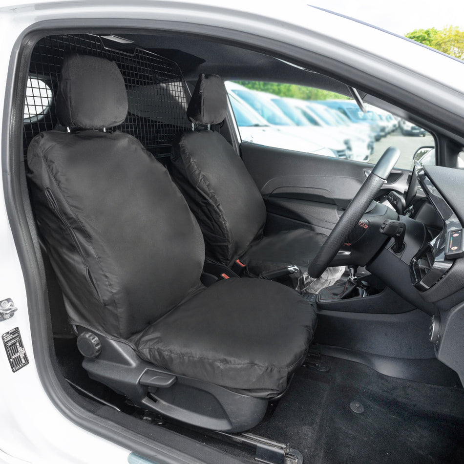 Ford Fiesta Van Tailored PU Front Seat Covers (2018 Onwards)