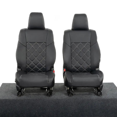 Toyota Hilux Seat Covers Tailored Leatherette 2016+ UK Custom Covers