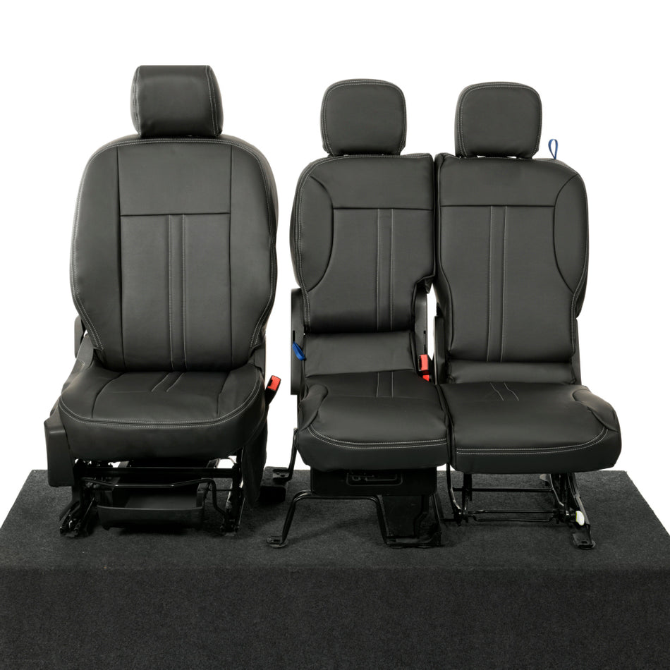 Toyota Proace City Tailored Leatherette Seat Covers (2018 Onwards) - Black