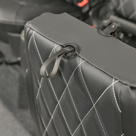 VW Crafter Tailored Leatherette Seat Covers - Black - UK Custom Covers