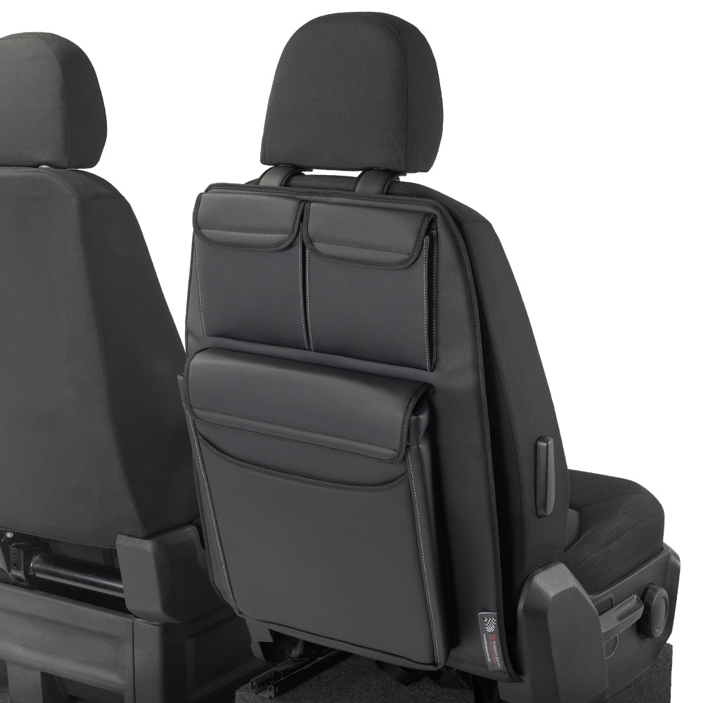 VW Caddy Maxi Life Seat Storage Organisers Leatherette - UK Custom Covers