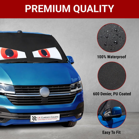 VW T6 Windscreen Cover – Waterproof & Frostproof 2015+ UK Custom Covers
