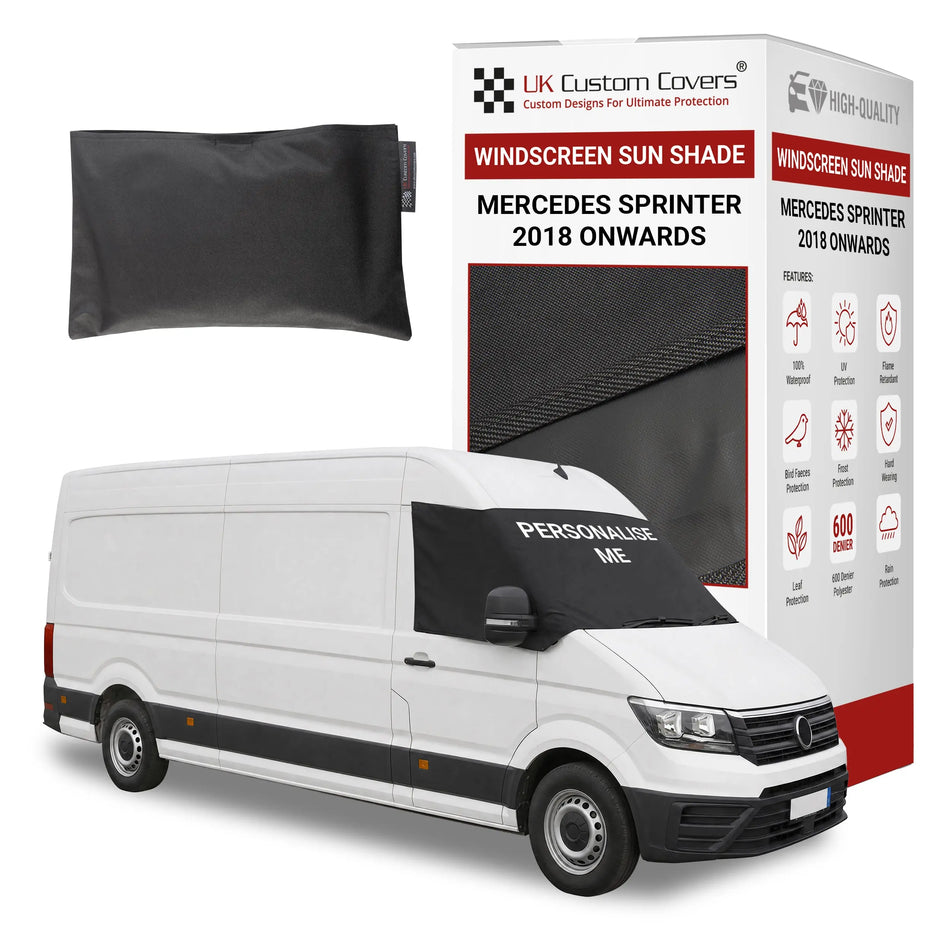 Mercedes-Benz Sprinter Windscreen Cover Waterproof & Frostproof Sun Shade 2018+