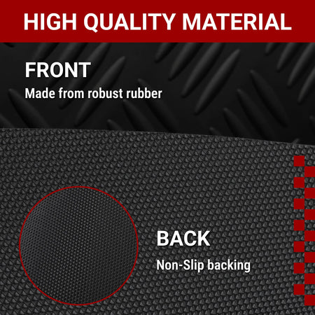 Ford Transit Custom Rubber Floor Mats (Front) 2023+ UK Custom Covers