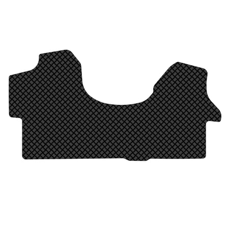 VW Crafter Rubber Floor Mats (Front Cab) (2006+) UK Custom Covers