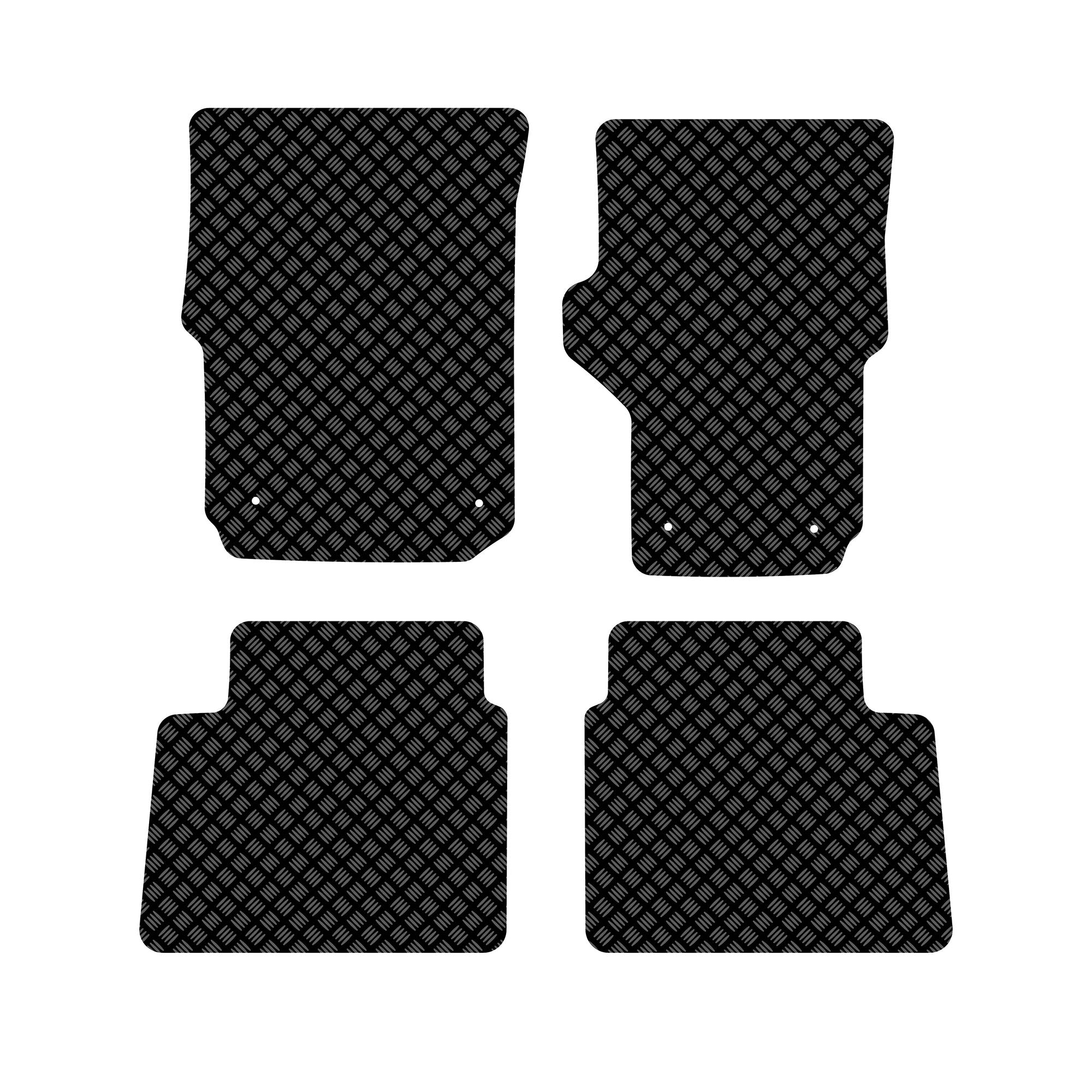 VW Amarok Rubber Floor Mats (2010-2018) UK Custom Covers